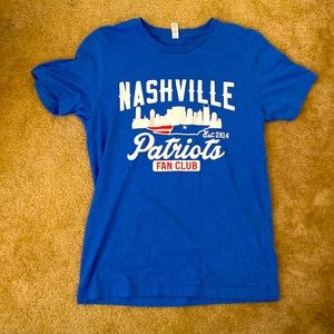 Brand new super soft royal blue oversized Bella Canvas unisex tee shirt